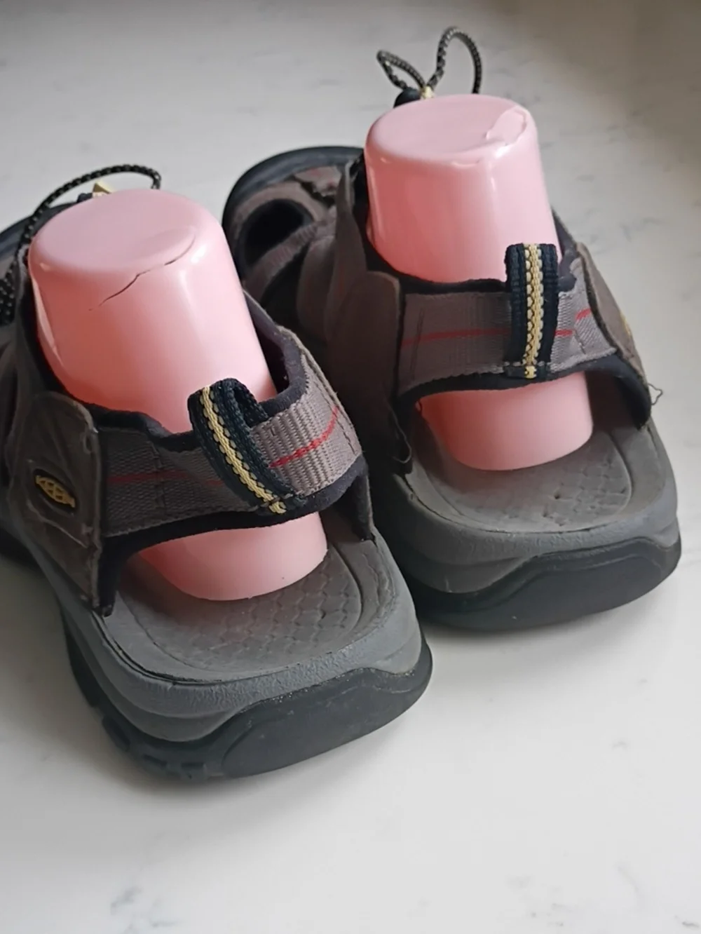Keen Waterproof Men's Brown Outdoor Sandal with Closed Toe